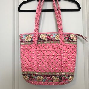 Vera Bradley Pink Pansy Tote